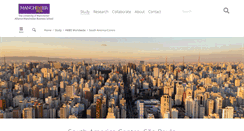 Desktop Screenshot of brazil.portals.mbs.ac.uk
