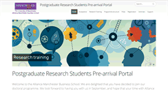 Desktop Screenshot of pgr.portals.mbs.ac.uk
