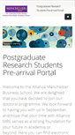 Mobile Screenshot of pgr.portals.mbs.ac.uk